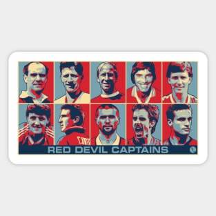 Red Devil Captains Sticker